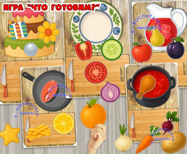 Дидактическая игра "Что готовим?"