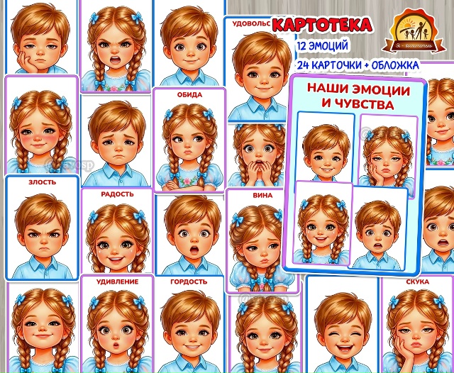 Картотека «Наши эмоции и чувства»