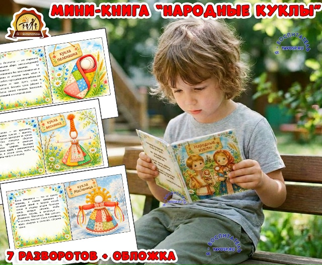 Мини-книга "Народные куклы"
