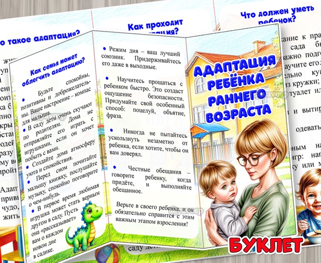 Адаптация ребенка раннего возраста к детскому саду