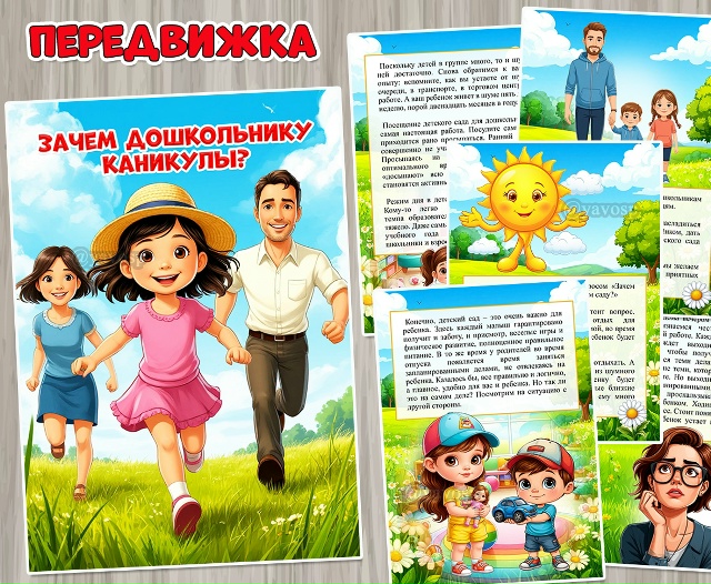 Зачем дошкольнику каникулы?