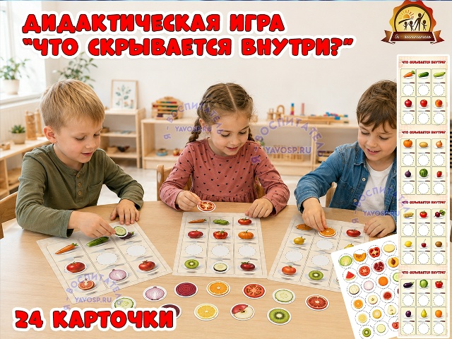 Дидактическая игра «Что скрывается внутри?»