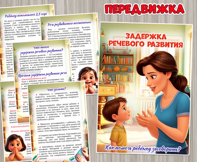 Задержка речевого развития