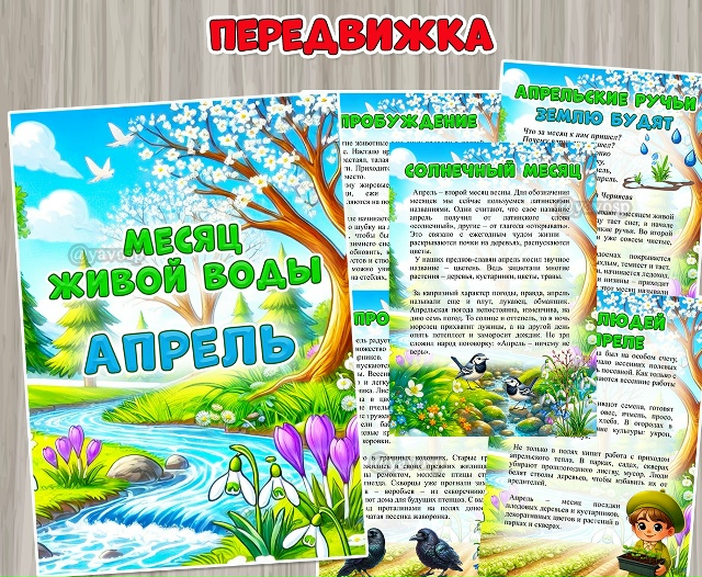 Месяц живой воды – апрель