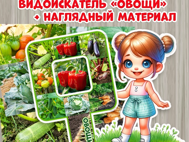 Видоискатель «Овощи» + наглядный материал к нему
