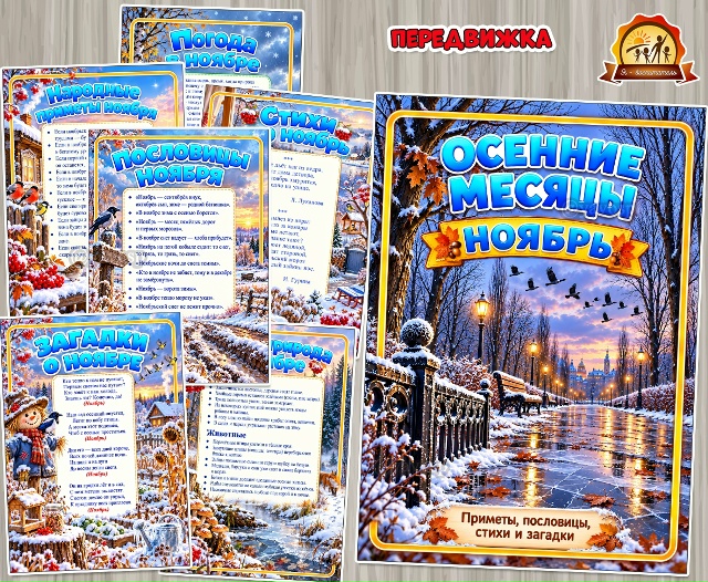 Осенние месяцы. Ноябрь