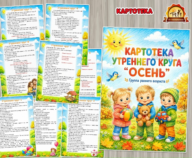 Картотека утреннего круга в группе раннего возраста (2-3 года)