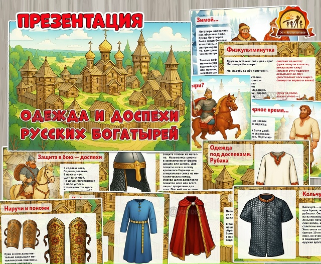 Презентация «Одежда и доспехи русских богатырей»