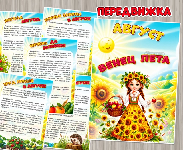 Август. Венец лета