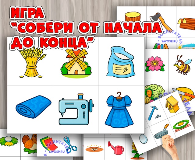 Дидактическая игра "Что получится?"