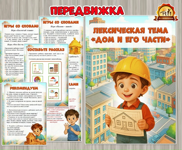 Лексическая тема «Дом и его части»