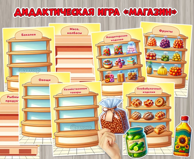 Дидактическая игра «Магазин»