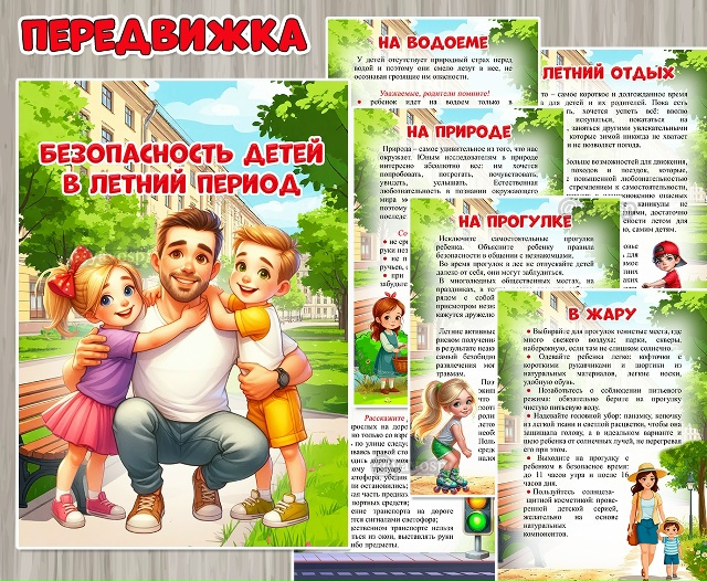 Безопасность детей в летний период.