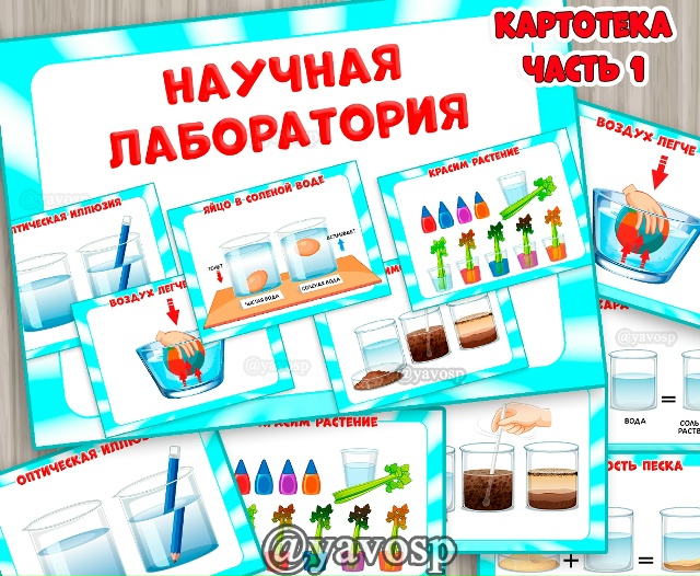 Картотека "Научная лаборатория"