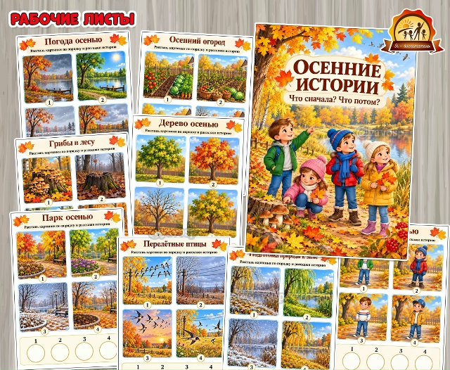 Рабочие листы «Осенние истории»