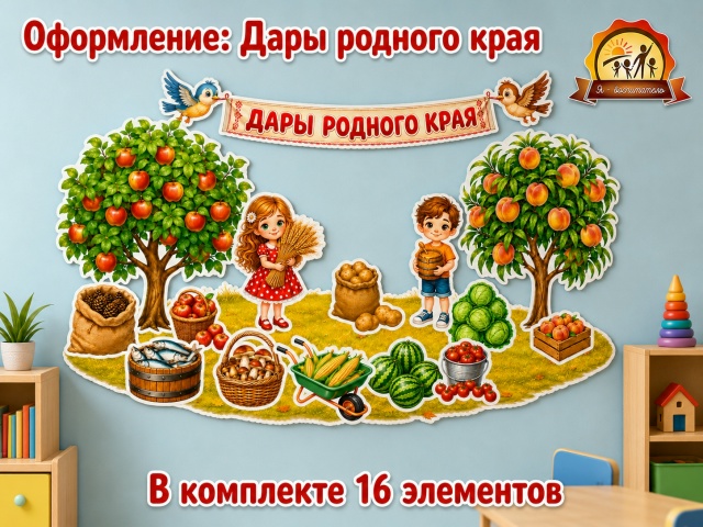 Оформление «Дары родного края»