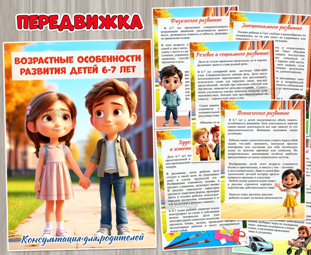 Возрастные особенности развития детей 6-7 лет
